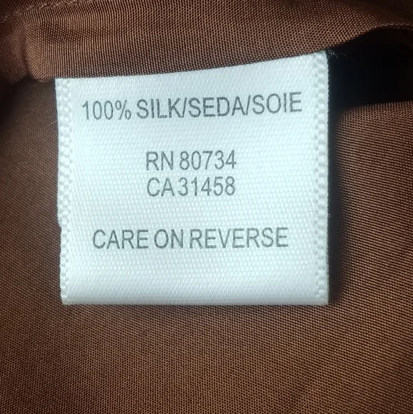 BCBG MAX AZRIA Silk Tie Back Dress Size 2 - Picture 6 of 6